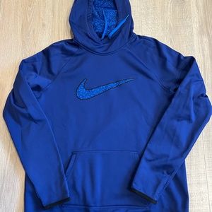 Nike Hooded Sweatshirt - Therma-Fit, Size Large